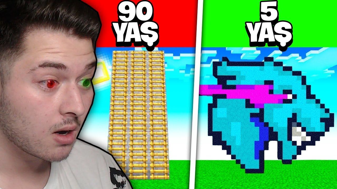 YAŞINA GÖRE MİNECRAFT'TA YAPACAKLARIN!