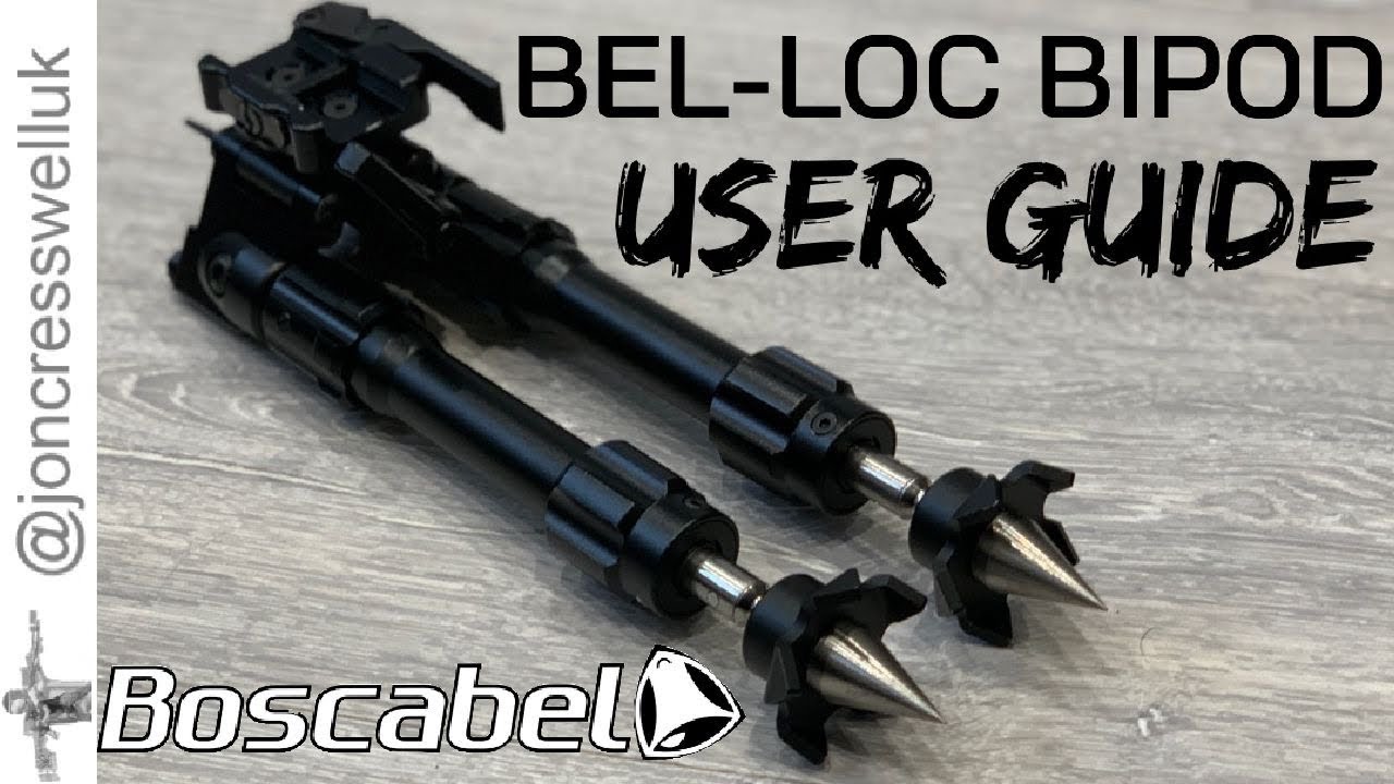 Boscabel Bel-loc bipod User Guide and unboxing