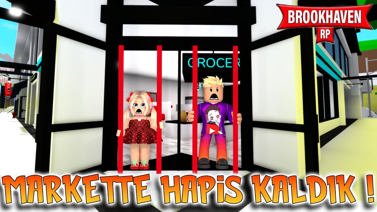 Markette Hapis Kaldık !🏡 | ROBLOX Brookhaven🏡RP