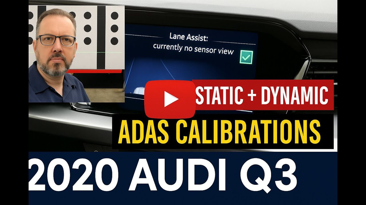 Profit With ADAS Calibrations: 2020 Audi Q3 | Static 360 + Dynamic Radar Fix | Calibration Training