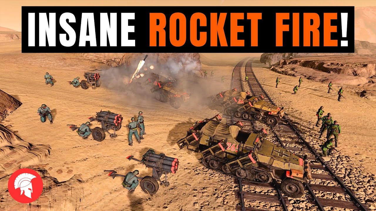 INSANE ROCKET FIRE! - Company of Heroes 3 - US Forces Gameplay - 4vs4 Multiplayer - No Commentary