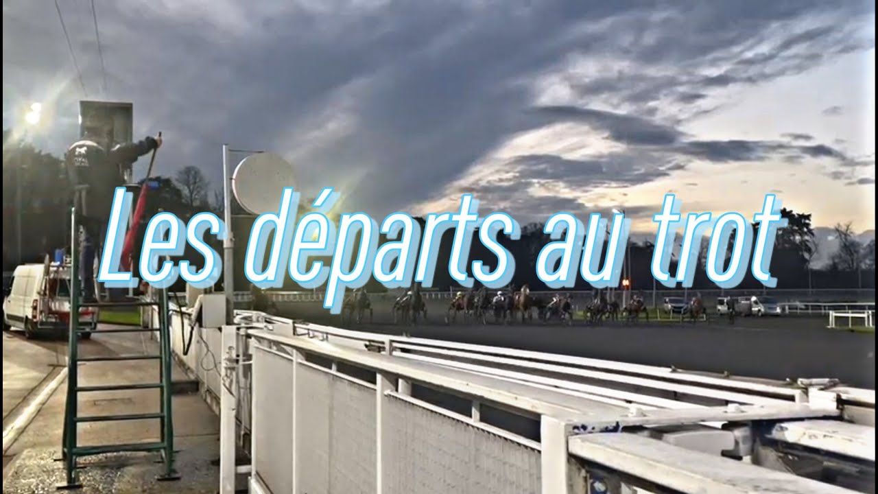 Comment se déroule les départ au trot?
