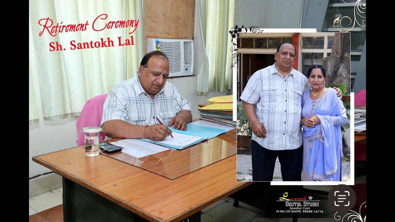 CH LIVE || RETIREMENT CEREMONY || SH.SANTOKH LAL || LUXMI DIGITAL STUDIO M.98159-40499
