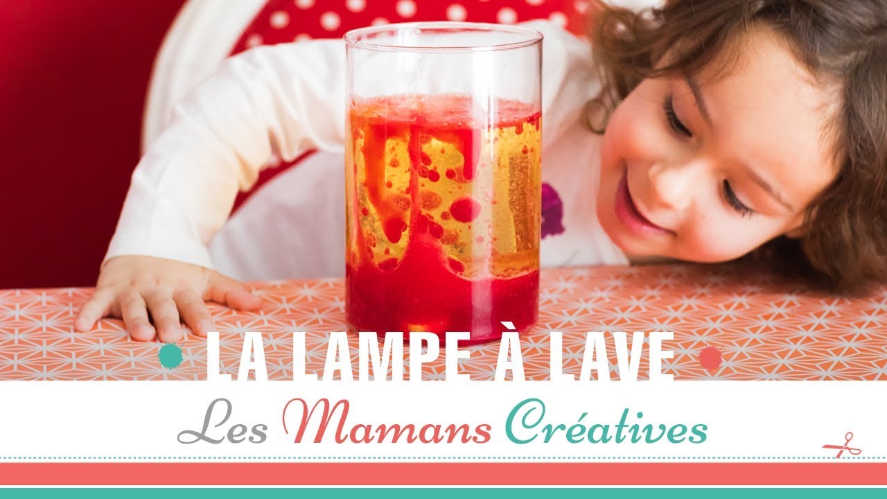 DIY / Expérience scientifique enfant - Créer une lampe à lave