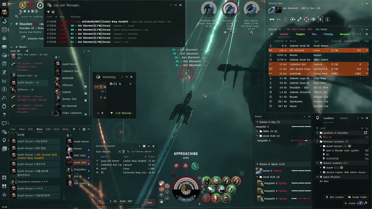 Low sec Solo pvp : Magus vs 4