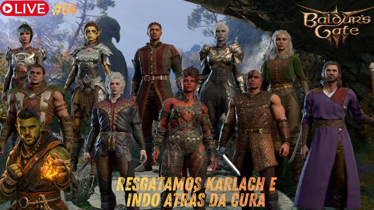 🔴 AO VIVO: Boss Spectator Eliminado! Indo atrás da cura Githyanki | Baldurs Gate 3 #04