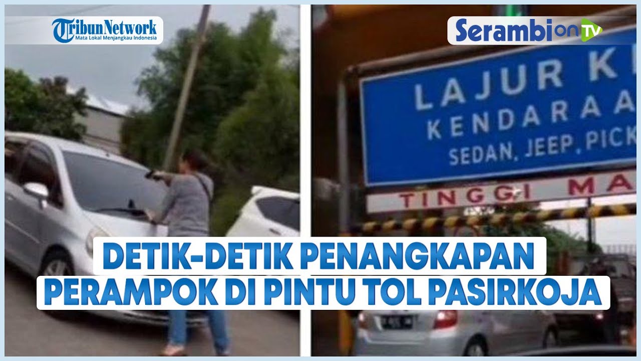 Detik detik Penangkapan Perampok di Pintu Tol Pasirkoja