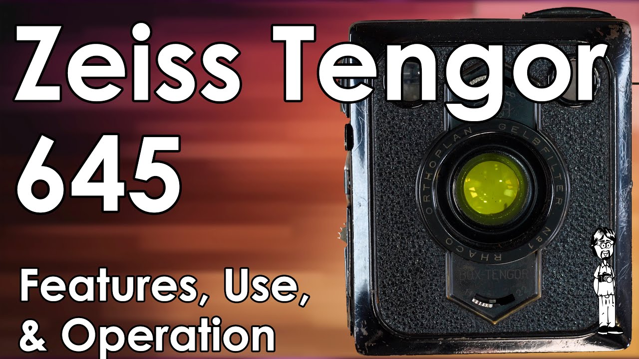 Zeiss Box Tengor Half-frame 645 Camera