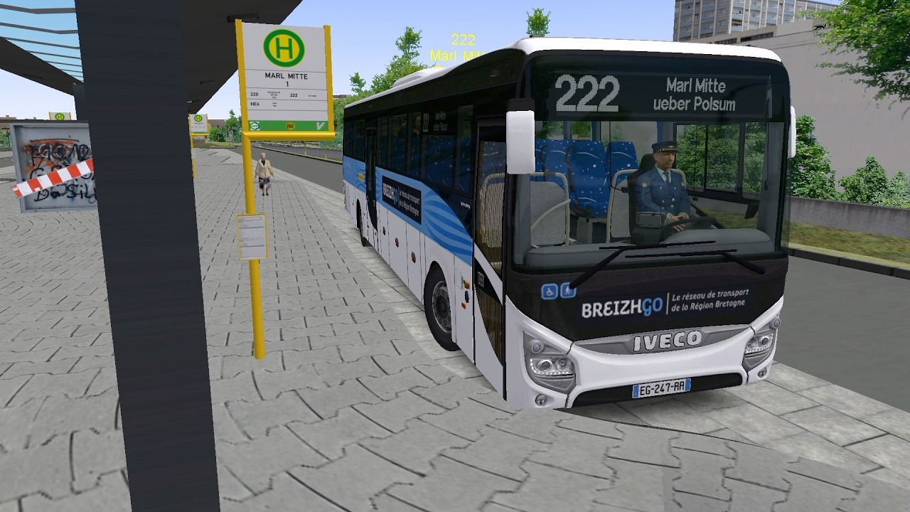OMSI 2 - Projekt Gladbeck (Route 222 - GE-Buer Rathaus to Marl Mitte)