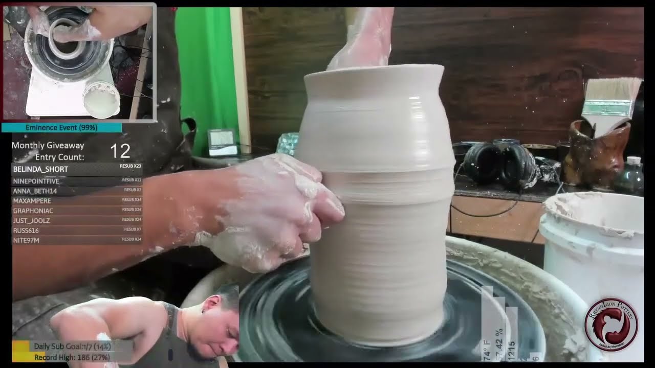 The vase is gradually perfected in the skillful hands of artisans like me 1