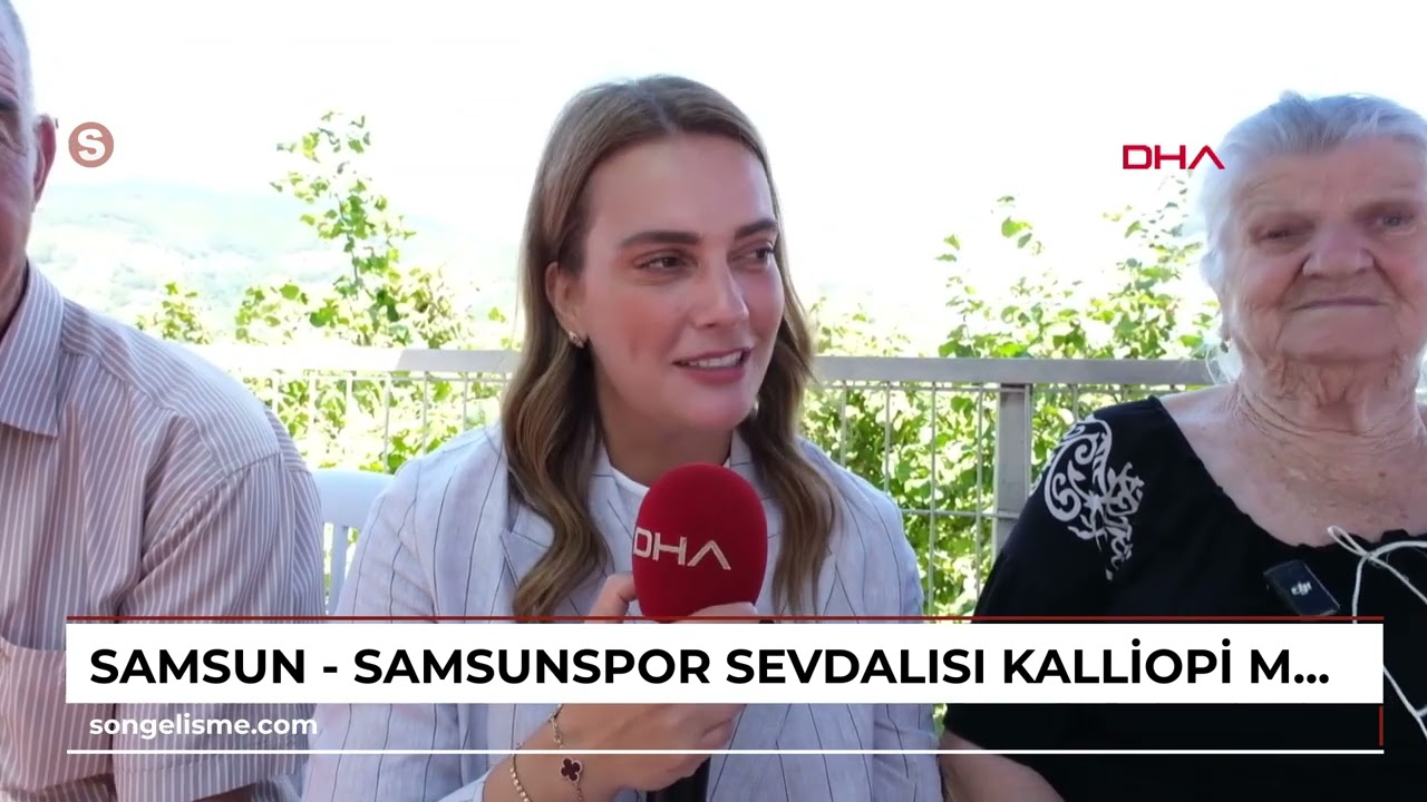 Samsun - Samsunspor sevdalısı Kalliopi, memleketi Bafra'da