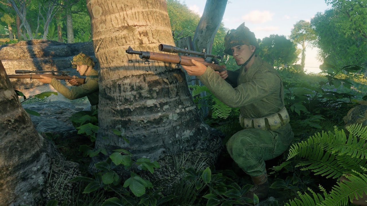 Enlisted Gameplay - Guadalcanal Coast (Invasion) - Pacific War [1440p 60FPS]