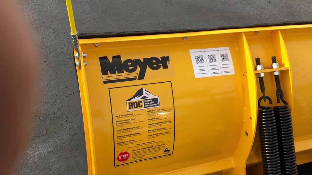 Meyer plow install bumper balance trimming