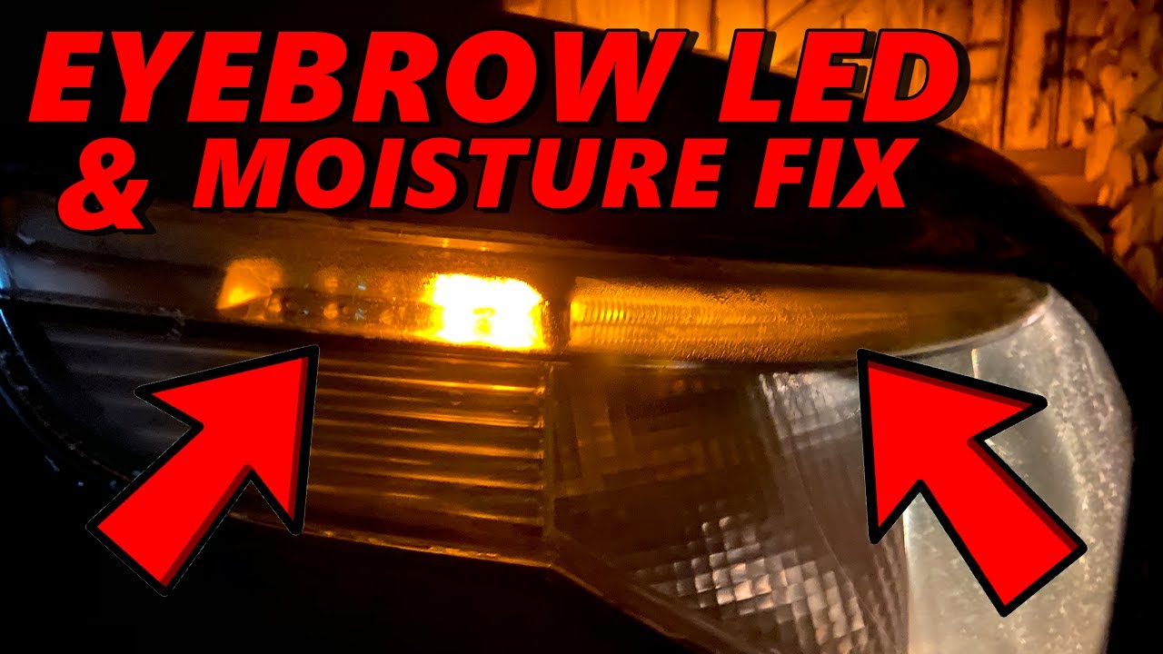 How To Fix Broken Eyebrow Lights In Your BMW E60? - Remove Moisture (Easy Fix)
