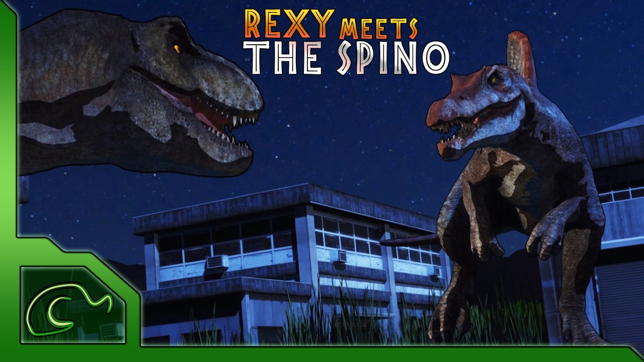 REXY Meets THE SPINO | Jurassic World Fan-Animation