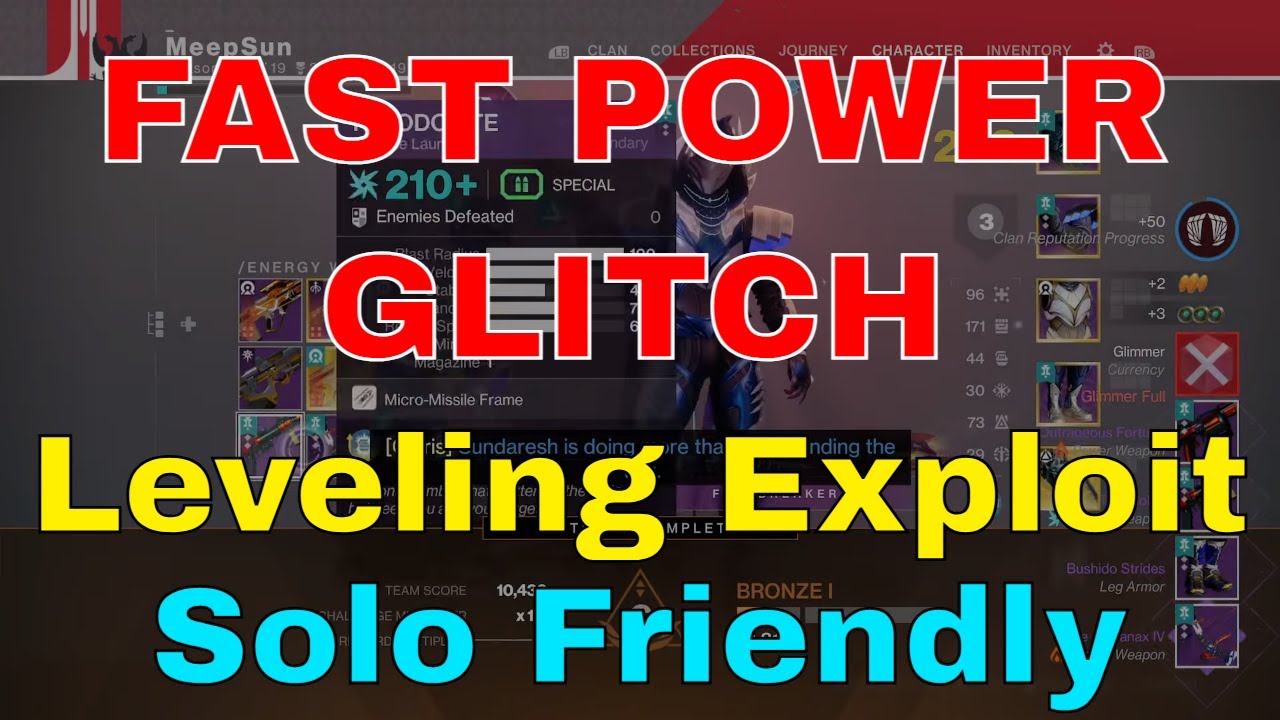 FAST POWER GLITCH Leveling Exploit Farm - Easy Solo Farming Modifiers Bug
