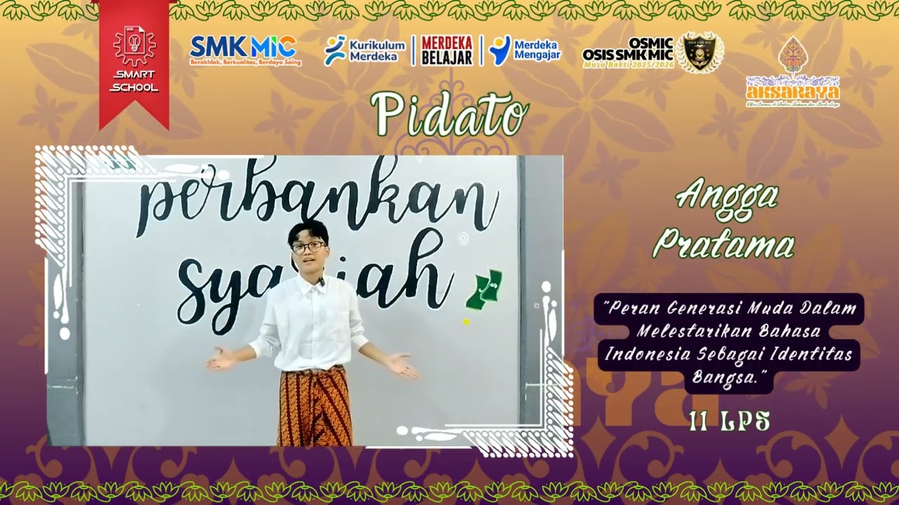 Angga Pratama | Pidato | AKSARAYA 2025