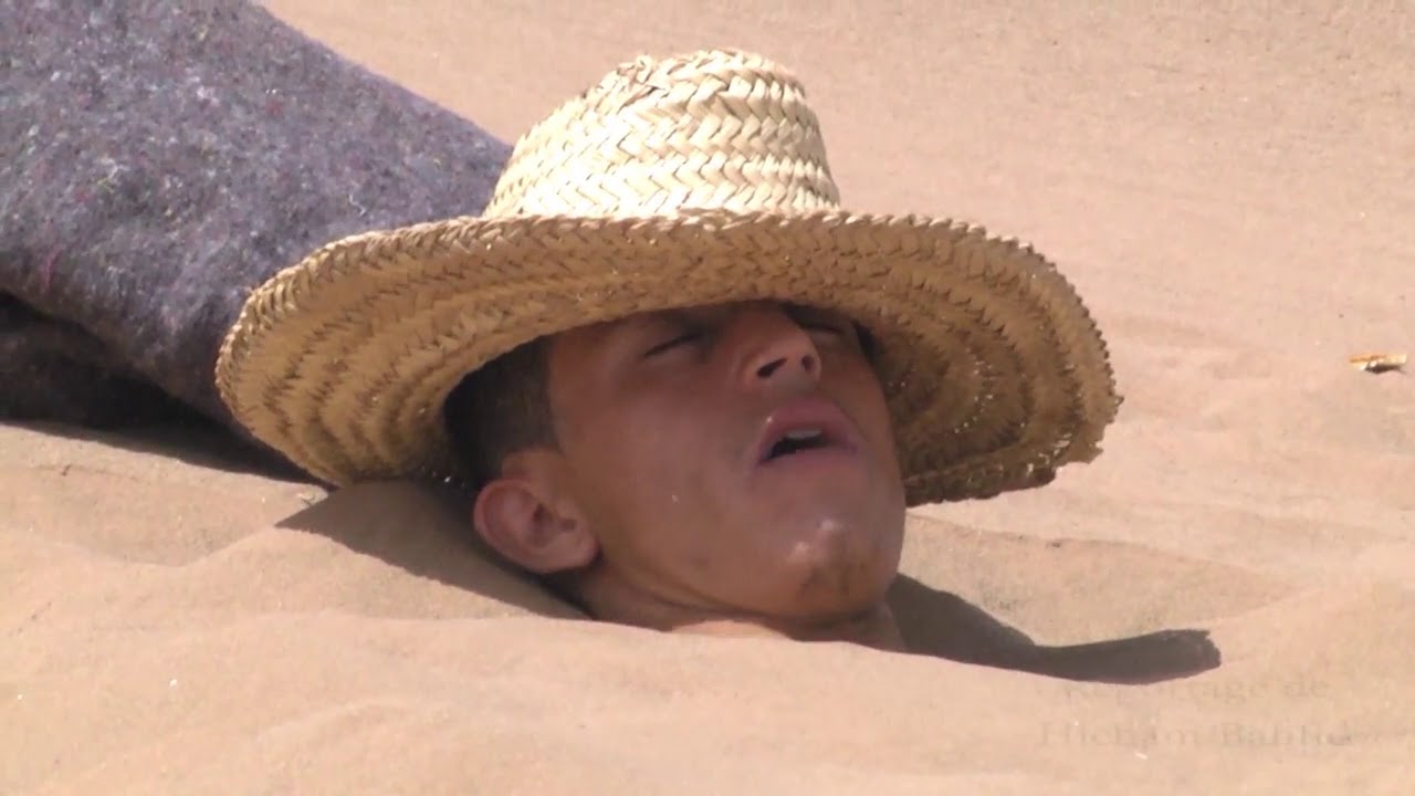 حمامات الرمال بزاكورة   sand bath   bain de sable zagora