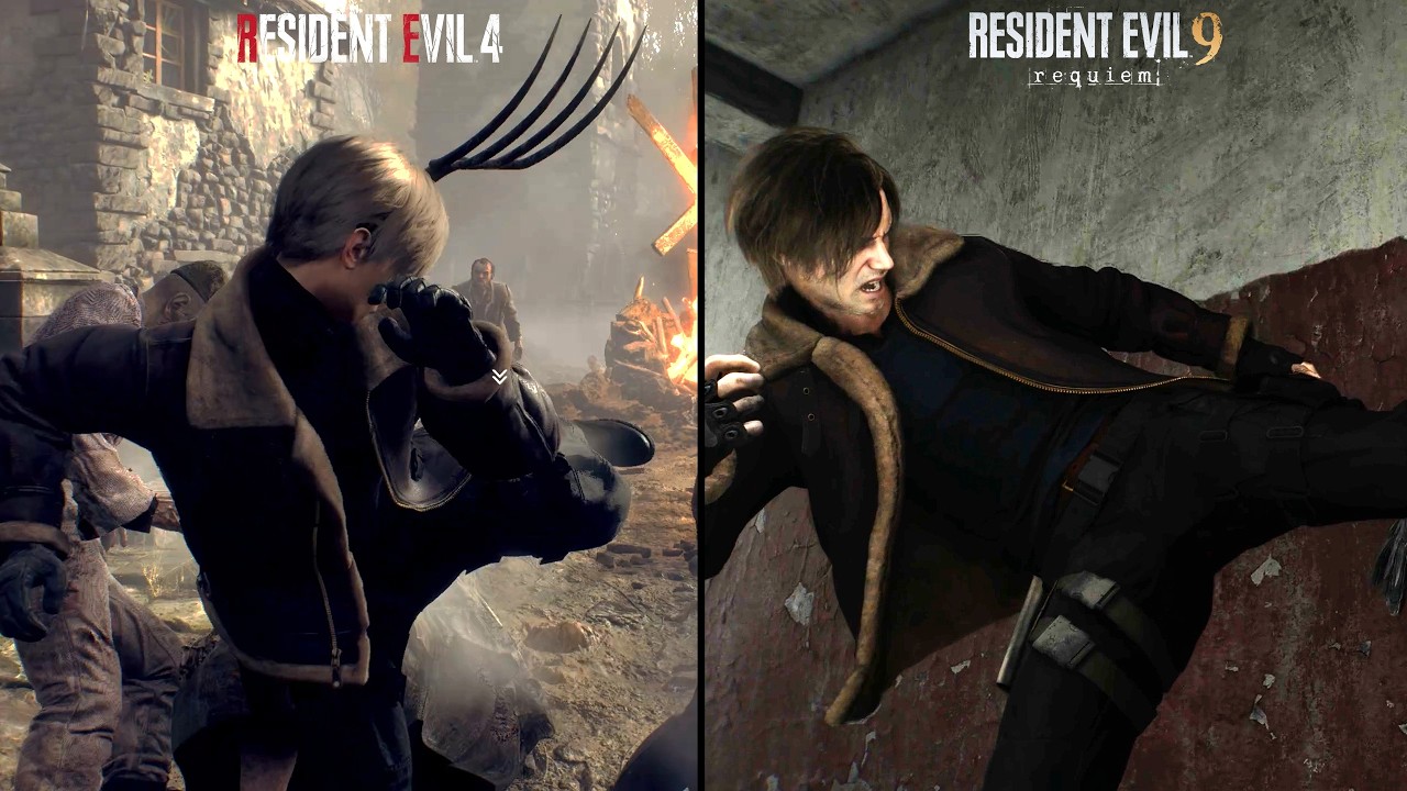 Resident Evil 4 Remake vs Resident Evil 9: Requiem – Combat Comparison