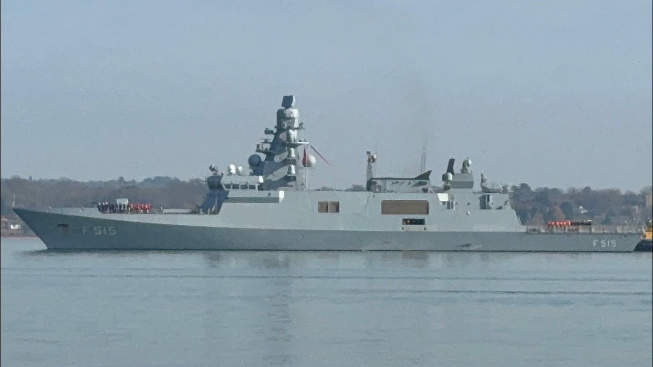 TCG Istanbul (F 515) Turkish Frigate Arriving Southampton 3rd March 2026