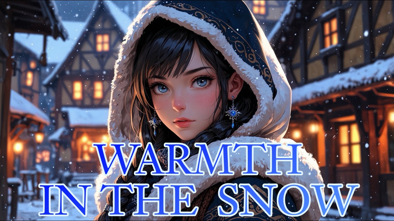 Warmth in the Snow | Winter Folk D&D Song (Lyrics Video)