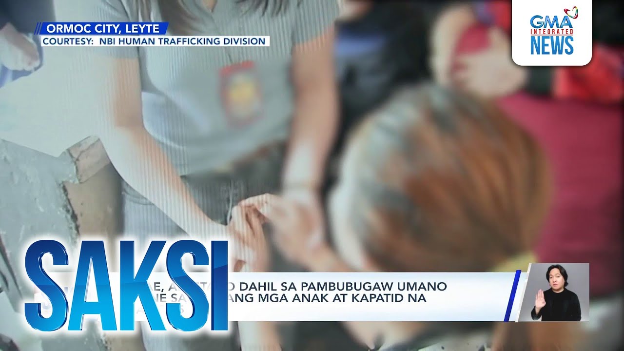 Babae, arestado dahil sa pambubugaw umano online sa kanyang mga anak at kapatid na edad 3-15 | Saksi