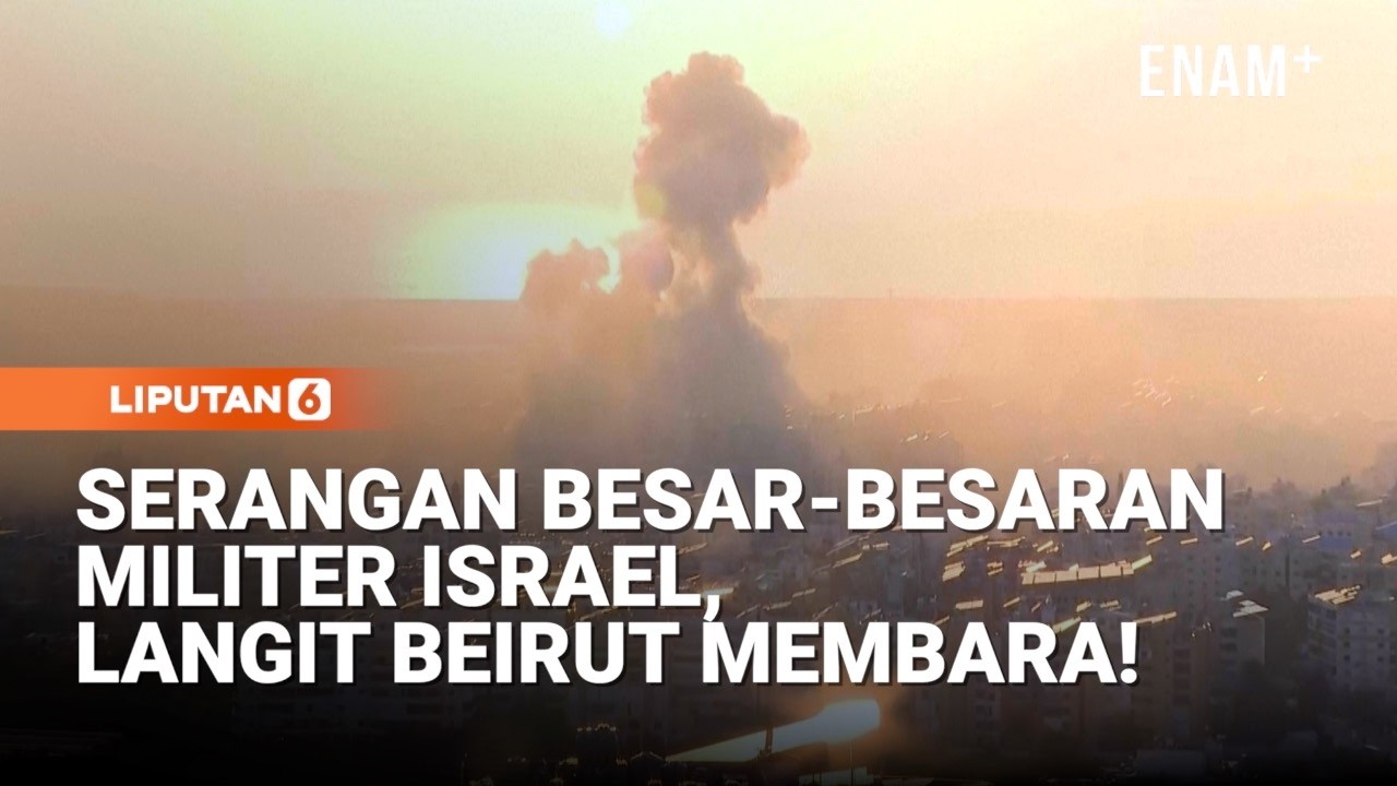 Langit Beirut Membara! Israel Gempur Lebanon, Hizbullah Balas Luncurkan Roket | Liputan6