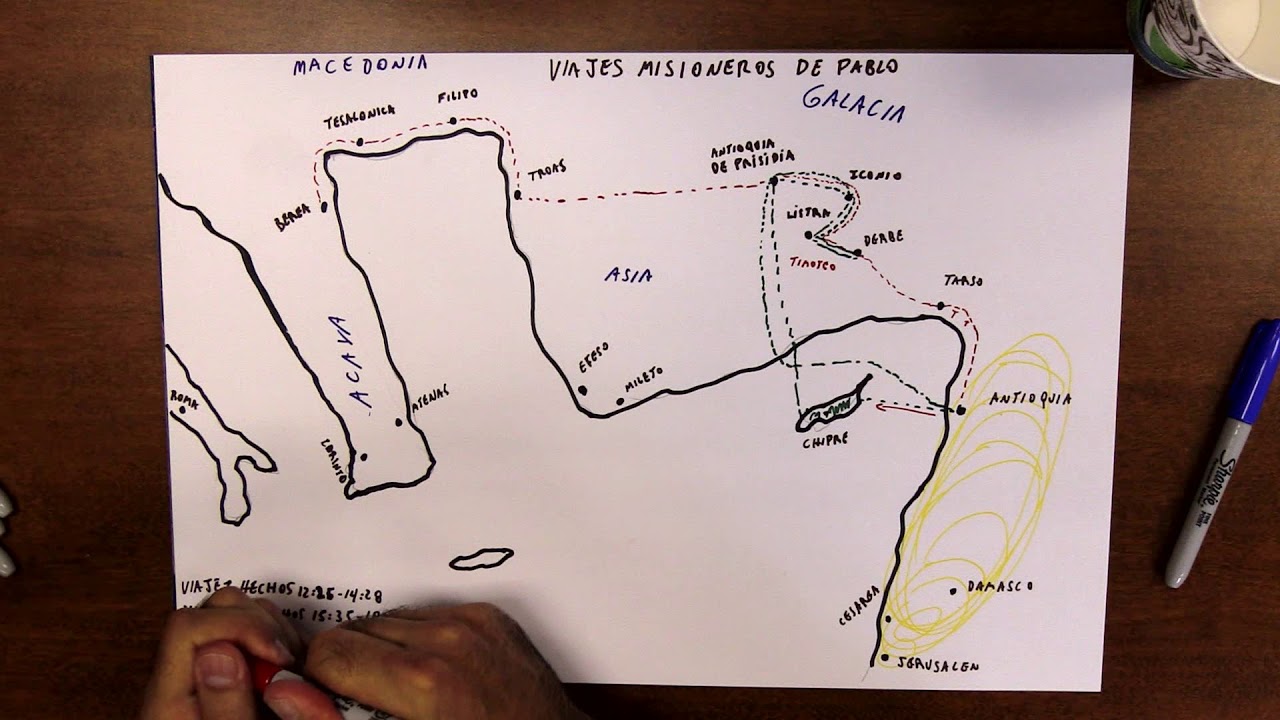 3 Viajes misioneros de Pablo