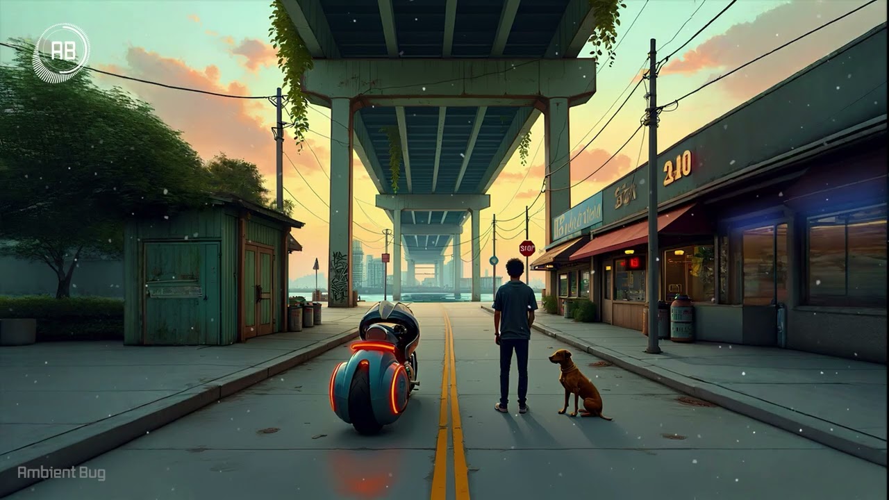 Quiet Streets at Dawn — Peaceful Ambient Soundscape for Morning Journeys