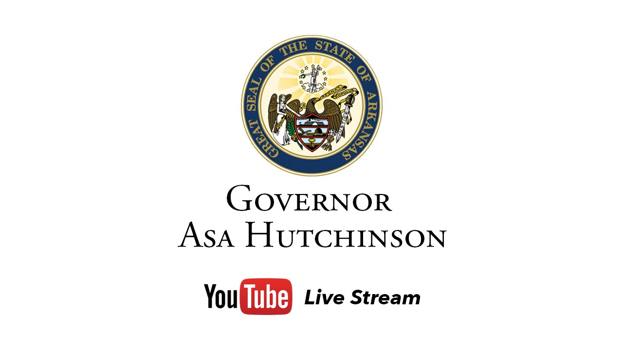 LIVE: Governor Asa Hutchinson Holds News Conference to Announce His Intentions on HB 1249