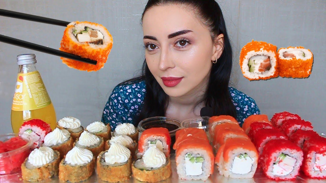 Я ТОЛЬКО СПРОСИТЬ 🤨 Мукбанк 🍣 Роллы Ayka 🍀
