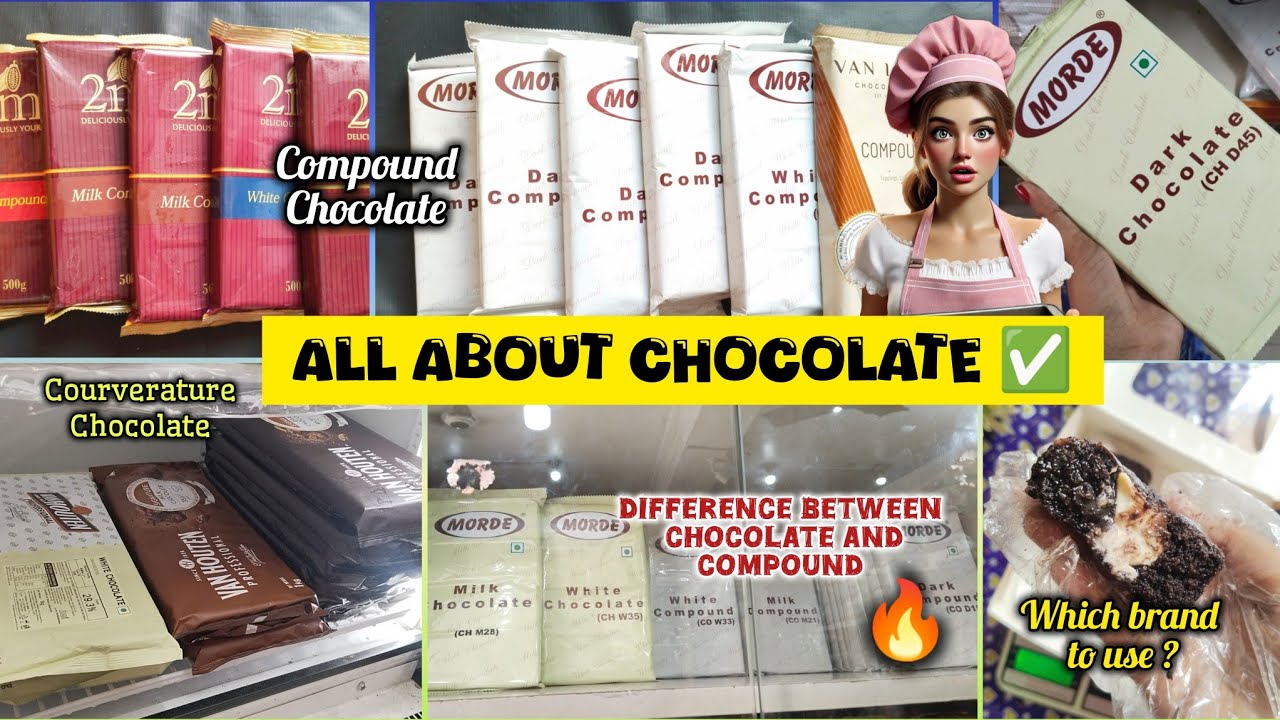 Chocolate Secrets REVEALED! 🤯 | Compound vs Couverture – Which is Best for Baking? 🎂