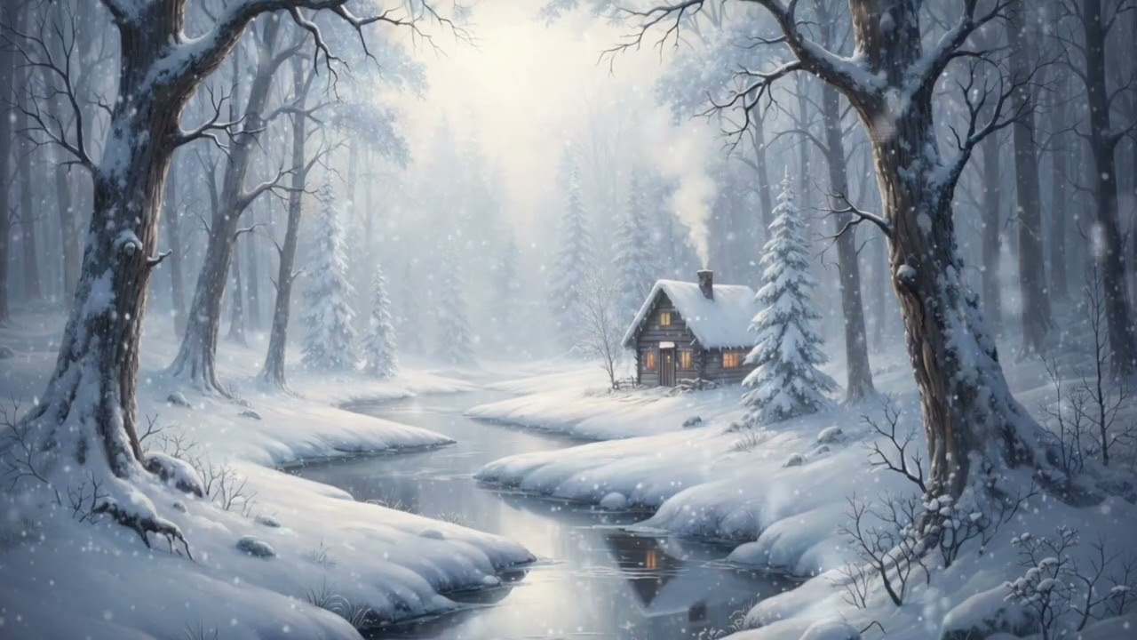 ❄️ Winter Solitude| Snowy Winter Ambience 