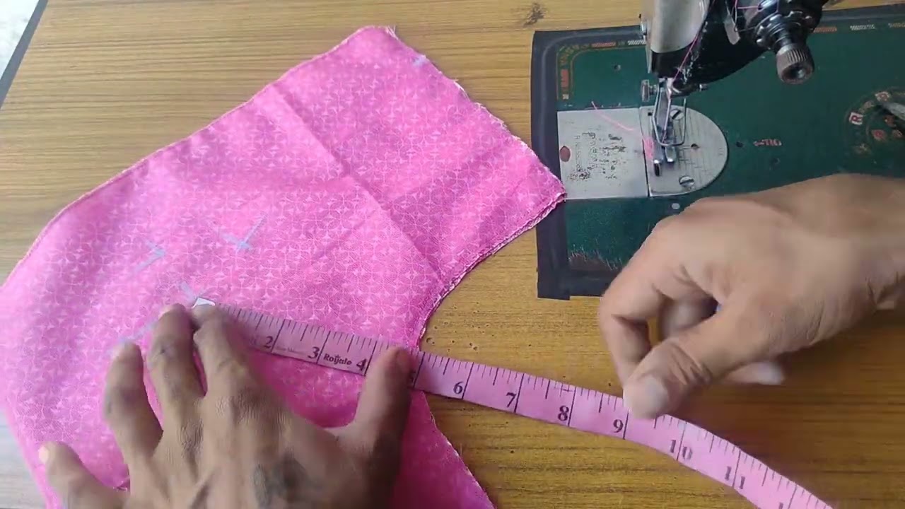 Blouse front stitching 