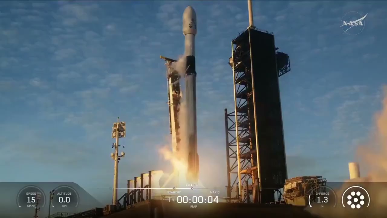 Launch of NASA's IMAP, Carruthers, and NOAA's SWFO-L1