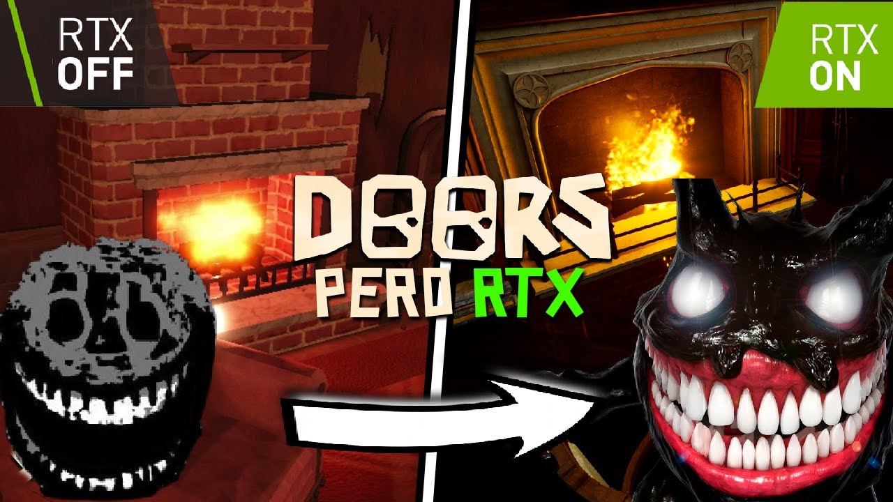 Hice DOORS de ROBLOX pero RTX (da miedo...)