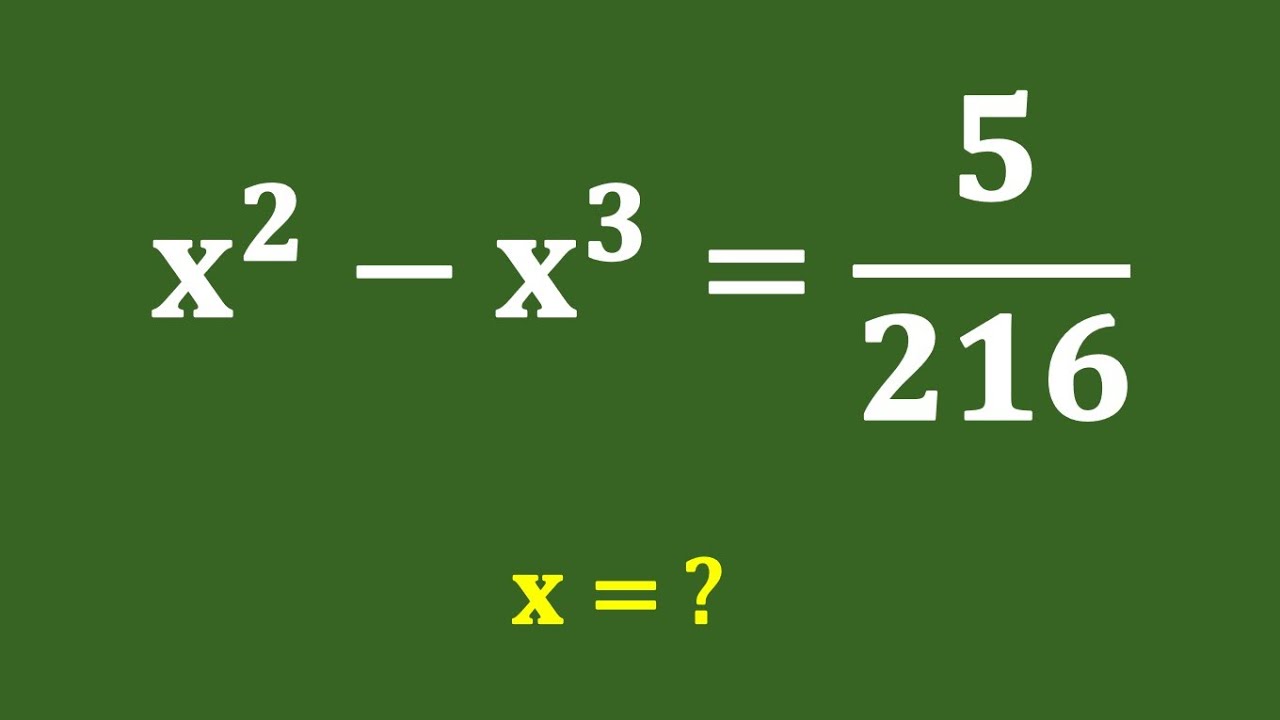 Maths Olympiad | A Tricky Maths Olympiad Questions | Algebra Problem | How to find X?