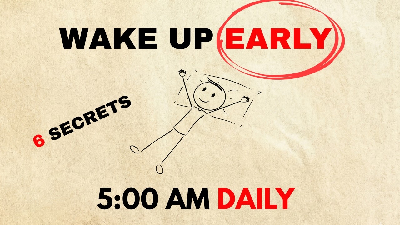 The Secret to Waking Up at 5:00 AM Daily (Even If You Sleep Late) | Morning Routine Tips