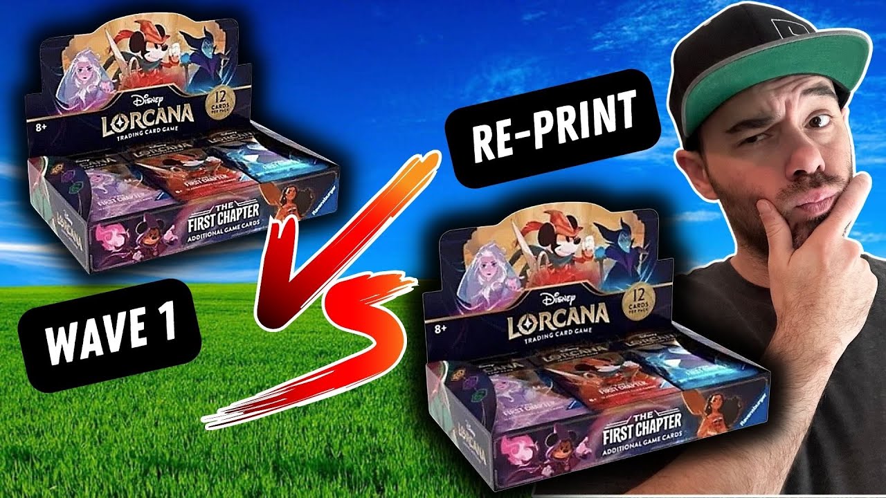 Disney Lorcana Booster Box! The Difference Between Wave 1 and Wave 2?