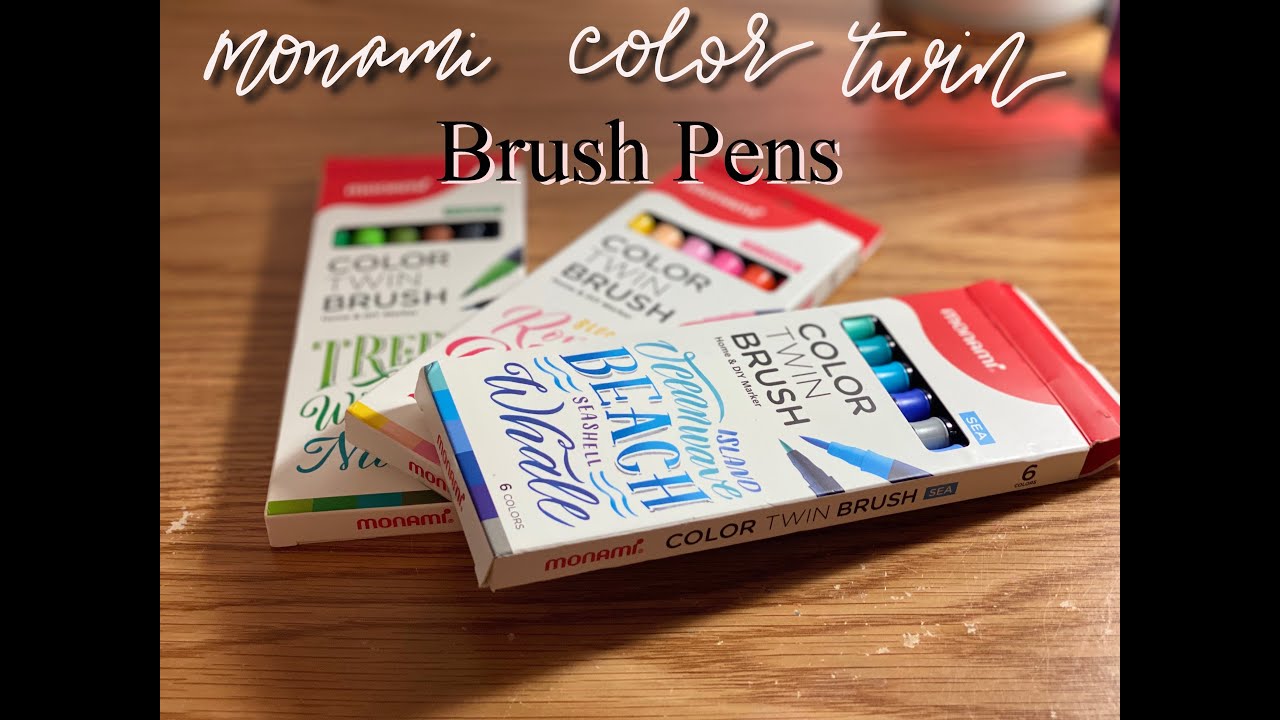 Monami Twin Color Brush Markers