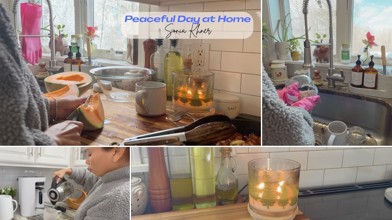 Peaceful Homemaking Vlog | No Talking | Quick Family meal | ថ្ងៃស្ងប់ស្ងាត់នៅផ្ទះ 🏡
