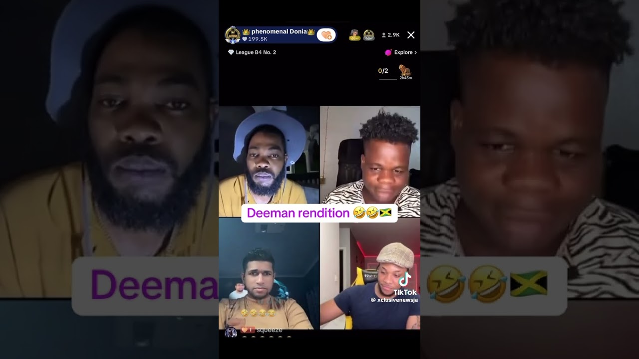 Deeman singing in his Jamaican accent #tiktok