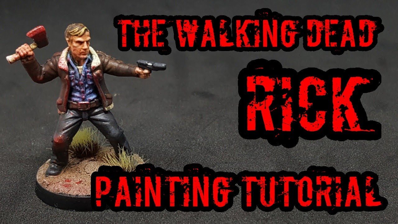 The walking dead all out war - rick painting tutorial