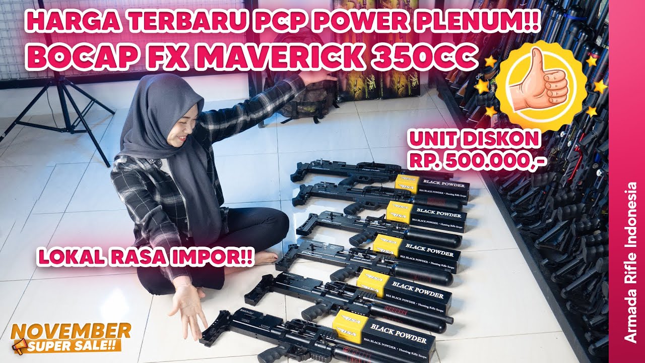 OBRAL PCP FULLSET+1JUTA! FX MAVERICK POWER PLENUM!! HARGA SENAPAN ANGIN TERMURAH!!