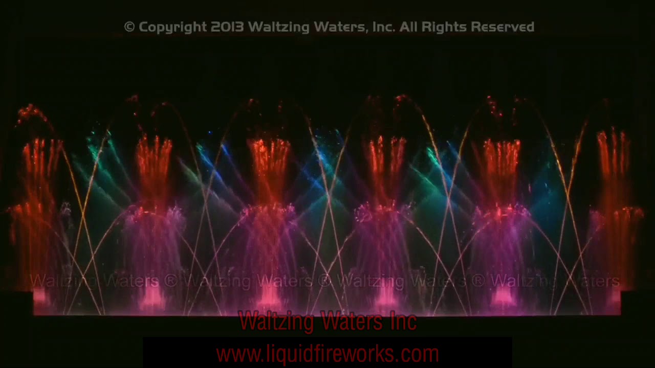 Waltzing Waters Fountain Show Isle Of Wight,The Skater's Waltz