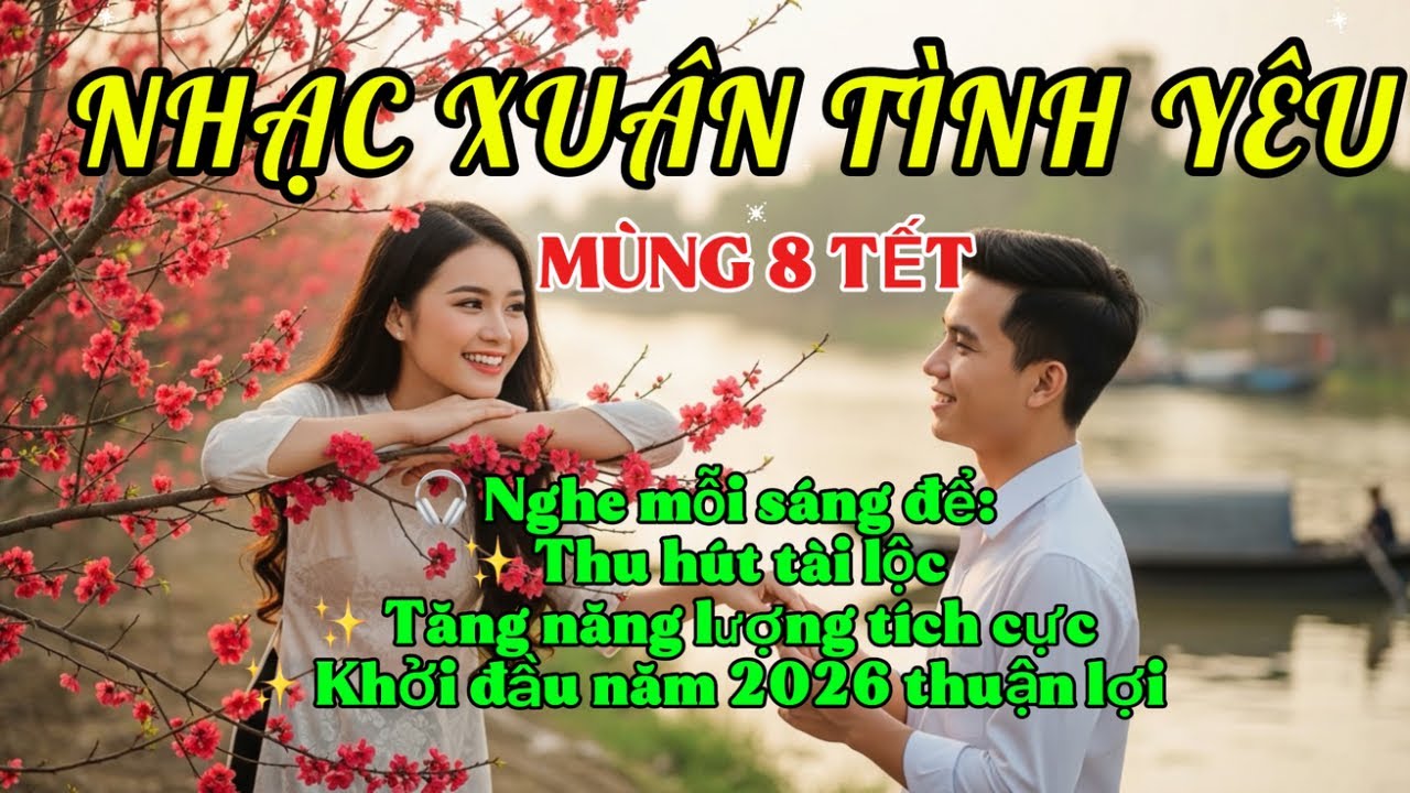 Mùng 8 Tết 2026 💖 Nhạc Xuân Tình Yêu Ngọt Ngào – Mở Lên Là Thu Hút Tài Lộc