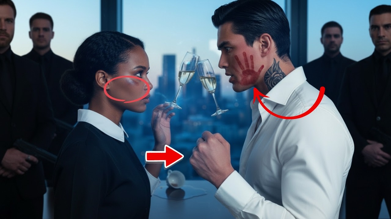 Black poor waitress slapped the Ruthless mafia Boss - then this happened..