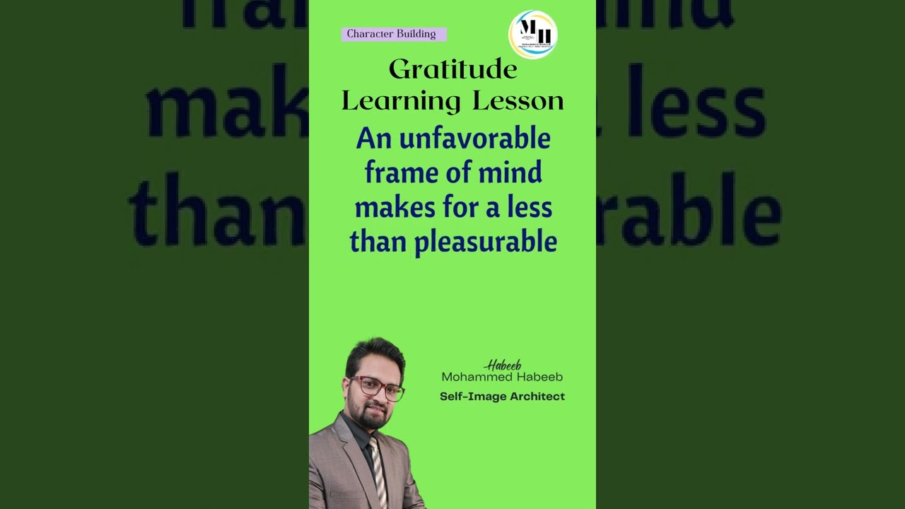 Frame of mind Gratitude|