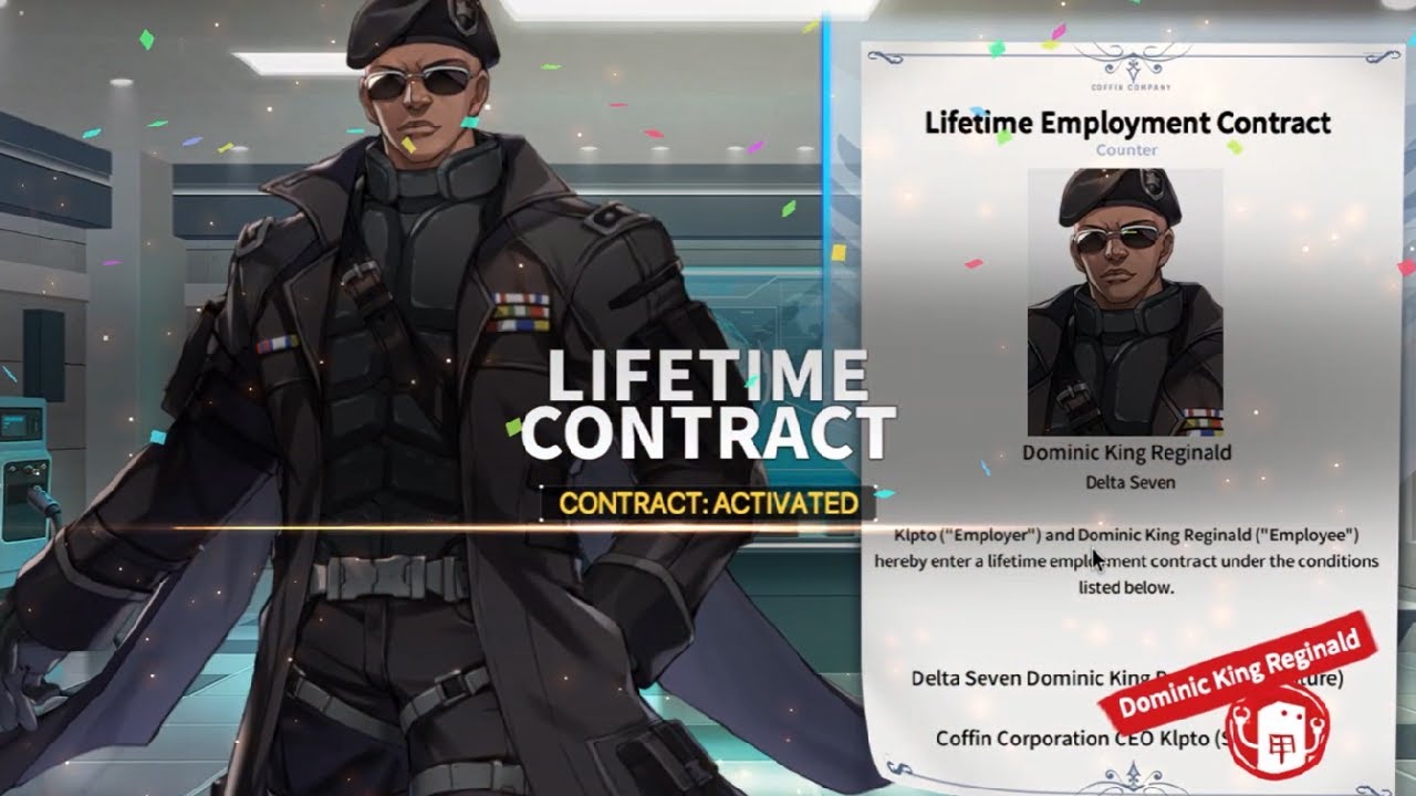 i gave a lifetime contract to dominic king so you didn't have to
