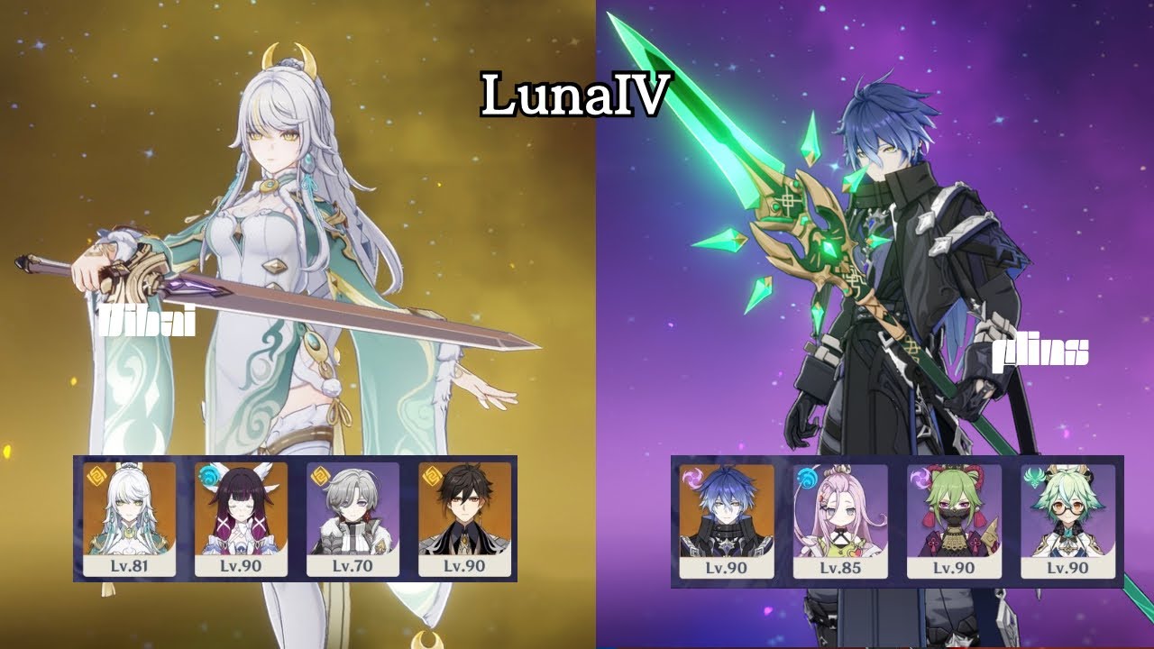 【原神】螺旋LunaIV 月結晶兹白・月感電フリンズ